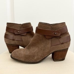 Dolce Vita Suede Brown Booties